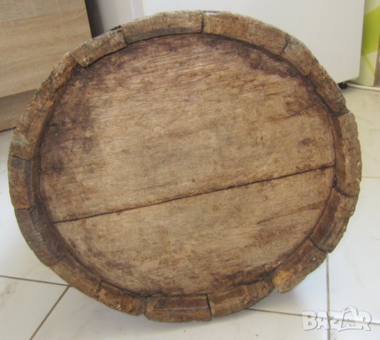 Старо дървено каче, буре бъчва каца бъкел съд, снимка 4 - Антикварни и старинни предмети - 29272276