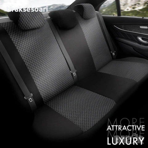 Луксозна тапицерия OTOM TORO SPORT черна със сив шев, снимка 4 - Аксесоари и консумативи - 53058166