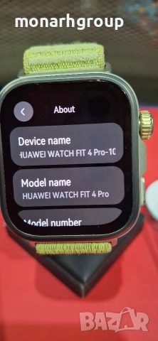 Смарт часовник Huawei watch fit 4 pro/+зарядно/, снимка 2 - Дамски - 53360611