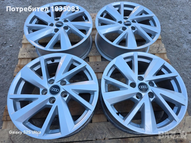 Лети джанти 17ки 5х112 Audi, снимка 3 - Гуми и джанти - 54128643