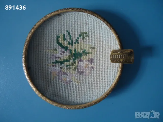 Стар красив месингов пепелник, снимка 4 - Други - 49631777