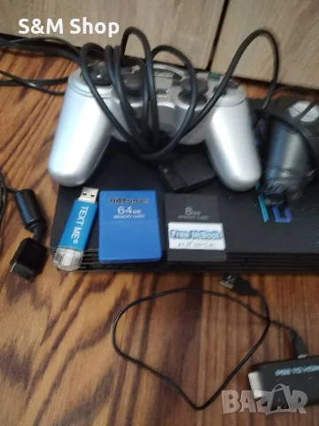 Хакнато Playstation2/Плейстейшън 2 с две карти, снимка 3 - PlayStation конзоли - 55788570