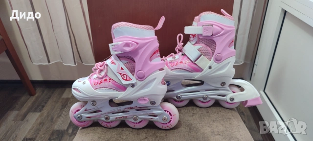 Детски регулируеми ролери LONG FENG с алуминиева конструкция размер 31-34