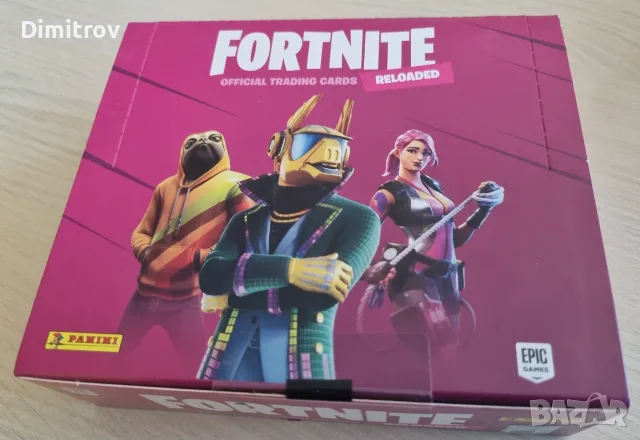 Panini Fortnite Reloaded series 3 - 36 пакета --> запечатана кутия