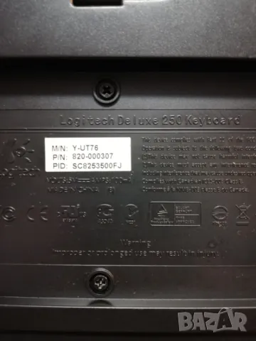 Клавиатура  logitech к250, снимка 2 - Клавиатури и мишки - 49182945