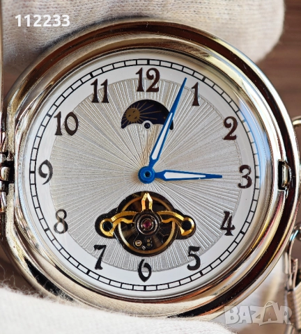Механичен джобен часовник, снимка 5 - Джобни - 52264121