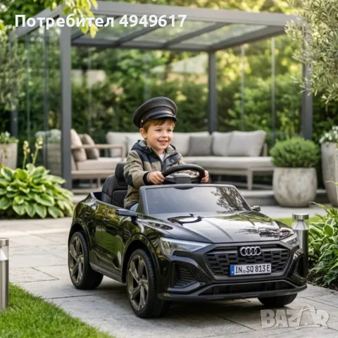 Детска акумулаторна кола Audi RS Q8 12V - Дистанционно управление, музика, LED светлини и амортисьор, снимка 2 - Електрически играчки - 56219387