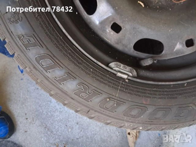 Зимни гуми с джанти 185/60/14 - 2 бр, снимка 3 - Гуми и джанти - 52950309