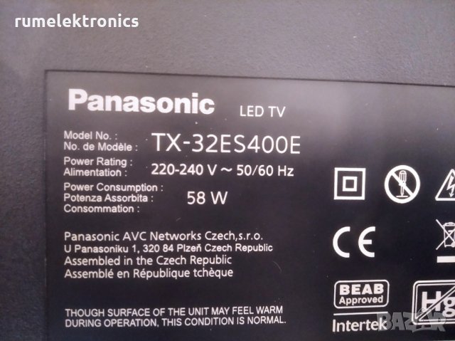 PANASONIC TX-32ES400E, снимка 2 - Части и Платки - 29288439