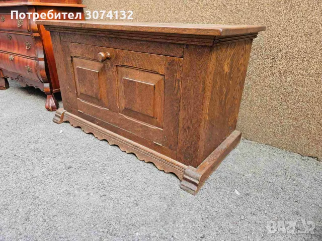 Масивен дъбов шкаф в стил Рустик, снимка 3 - Шкафове - 49029276