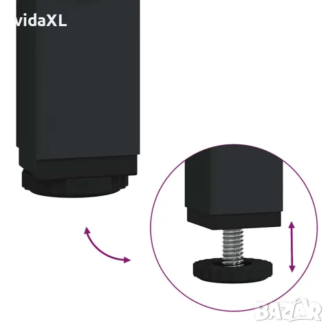 vidaXL Конзолна маса, дъб сонома, 75x28x75 см, инженерно дърво, снимка 9 - Маси - 56148073