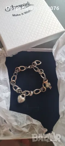 Посребрена гривна, снимка 1