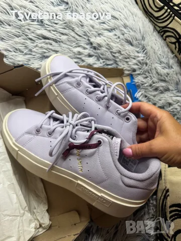 оригинални кожени маратонки Adidas , снимка 9 - Маратонки - 55806381