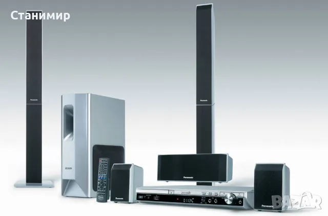 5.1 Домашно кино Panasonic SC-PT550 с Hi-Fi ъпгрейд (Van Damme Pro / Dynavox)