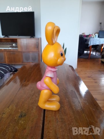 Стара играчка заек #5, снимка 2 - Други ценни предмети - 40593355