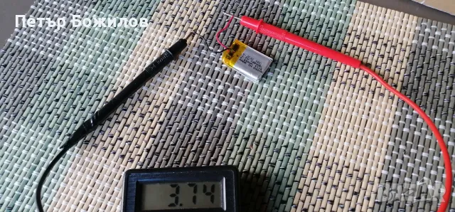 Батерия 3.7v 180mAh , снимка 4 - Друга електроника - 47756138
