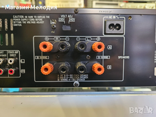 Усилвател Technics SU-VX500 Две по 100 вата. В перфектно техническо и много добро визуално състояние, снимка 10 - Ресийвъри, усилватели, смесителни пултове - 52811119