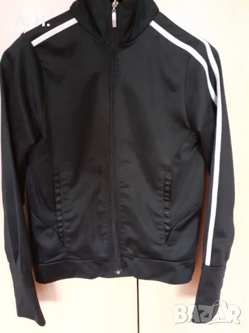 Спортно черно горнище