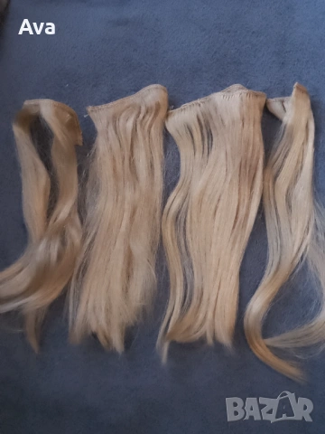 Руса естествена коса 25 см
