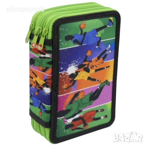 Несесер ученически, шит, с 3 отделения, всяко от които разполага с цип за затваряне. , снимка 4 - Ученически пособия, канцеларски материали - 51376856