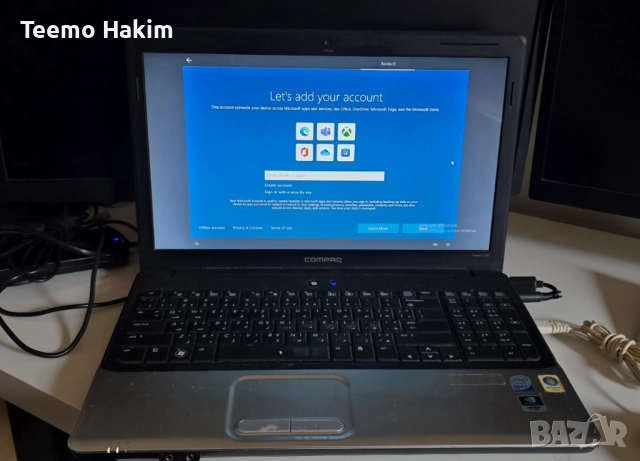 Лаптоп HP Compaq Presario CQ61 – комплект (Зарядно + Чанта + Мишка), снимка 2 - Лаптопи за работа - 52910349