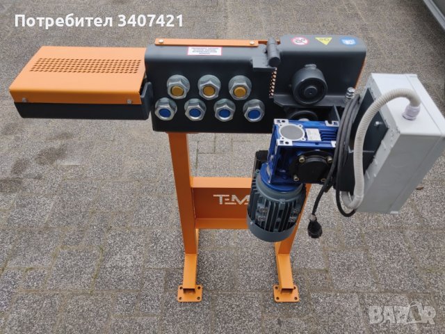 Електрическа изправяща машина за тел 6/8 mm или 8/10 mm– 14 ролки., снимка 1 - Строителни материали - 36998296