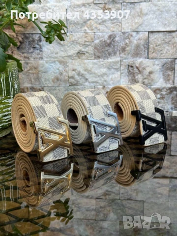 LOUIS VUITTON естествена кожа колан, снимка 13 - Колани - 50973903