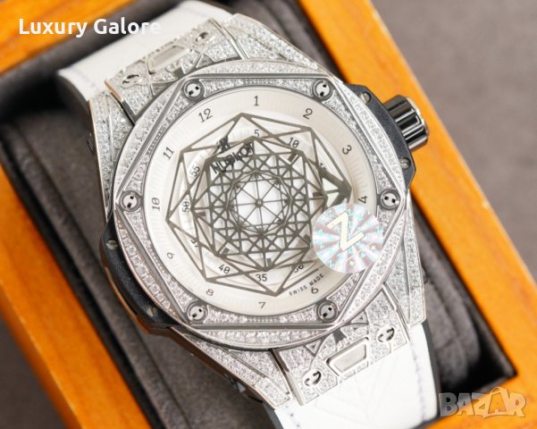 Мъжки часовник Hublot Big Bang Sang Bleu с автоматичен механизъм, снимка 6 - Луксозни - 36672277