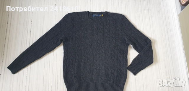 POLO Ralph Lauren Cable Wool/ Cashmere Knit Mens Size M НОВО!  ОРИГИНАЛ! Mъжки Пуловер