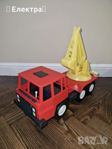 Ретро соц играчки, багер, камион, самосвал, пате, снимка 7 - Антикварни и старинни предмети - 53110709