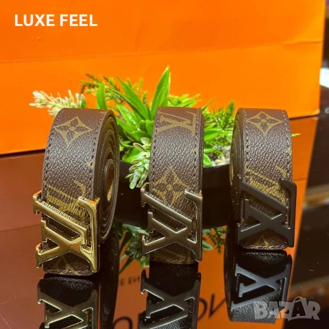 Louis Vuitton ⚜️ Естествена Кожа , снимка 13 - Колани - 54296402