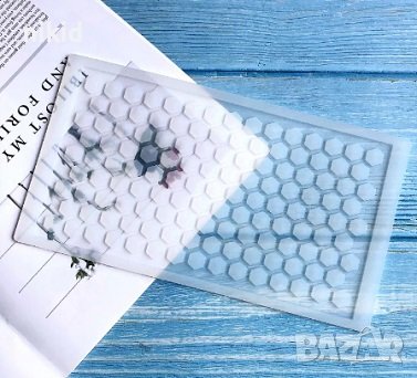 Голяма медена пчелна пита килийки силиконов молд форма фондан шоколад смола