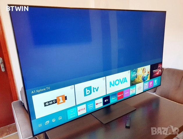 Телевизор - Samsung 65 ИНЧА - QLED - SMART TV - 4K - 120Hz !, снимка 6 - Телевизори - 53925810
