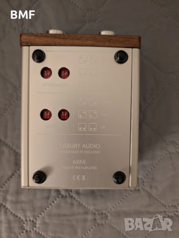 Нов Tisbury Audio пасивен предусилвател, снимка 3 - Ресийвъри, усилватели, смесителни пултове - 53193381