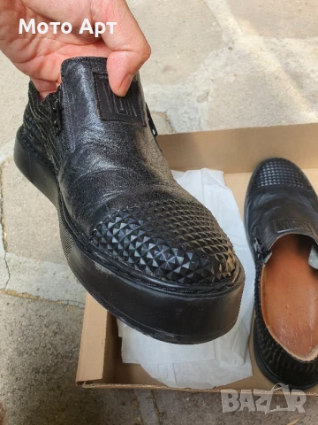 Кожено Обувки Voin Мъжки Номер 43 Мокасини Летни Ръчно Правени, снимка 6 - Маратонки - 51068314