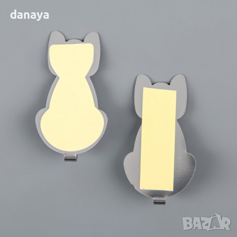 2756 Комплект лепящи закачалки Котенца, 2 броя, снимка 3 - Закачалки - 36588893