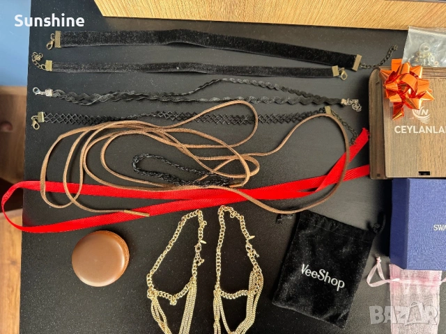 Огромен комплект бижута , снимка 9 - Обеци - 54162243