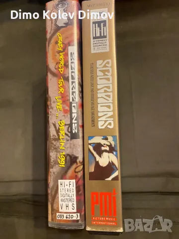 Scorpions VHS Колекция Видео Касети., снимка 3 - Други музикални жанрове - 48515724