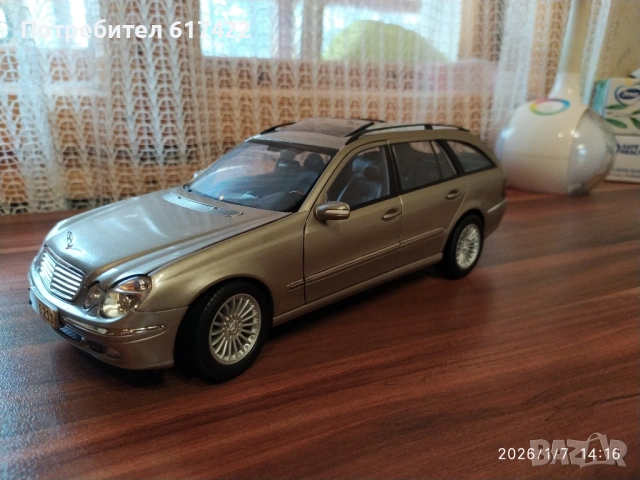 1:18 Метален модел на Mercedes Benz E320 T-Modell S211- Kyosho, снимка 10 - Колекции - 53022079