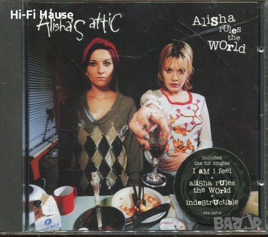 Alishas Attic -Alicha Rules the World, снимка 1 - CD дискове - 36968516