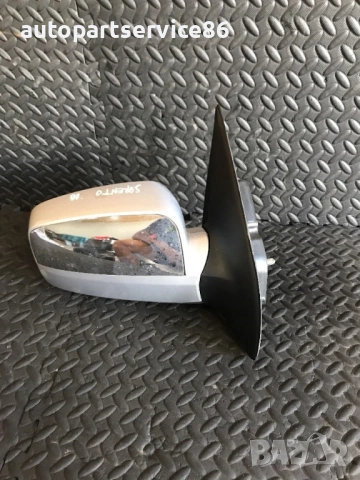 Дясно странично огледало на врата сребристо за KIA Sorento 2.5 (2003–2007) 015754, снимка 2 - Части - 53313089