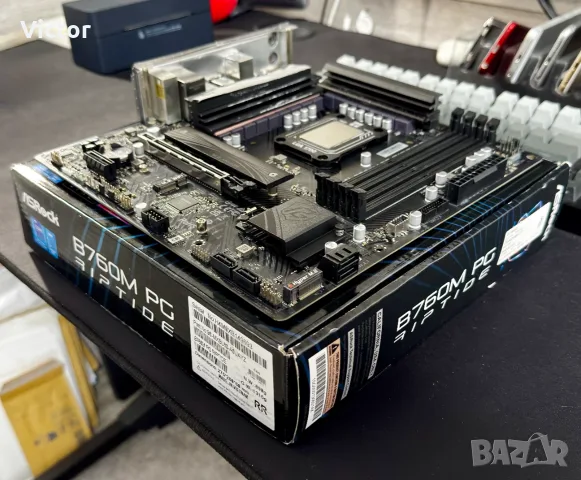 Intel i9-14900 + Asrock B760M PG Riptide, снимка 4 - Процесори - 56509547