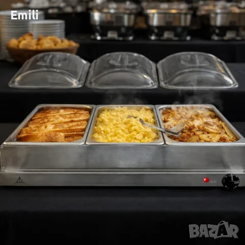 електрически нагревател за бюфет ,винаги топла вкусна храна , снимка 2 - Обзавеждане за заведение - 55936706