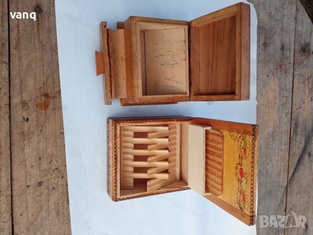 Стари дървени кутии, снимка 3 - Колекции - 39804295