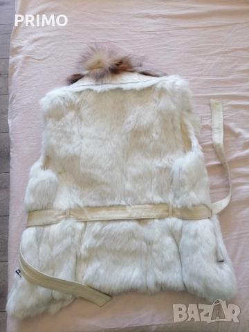 Дамски елек от естествен заешки косъм, снимка 9 - Елеци - 52108670