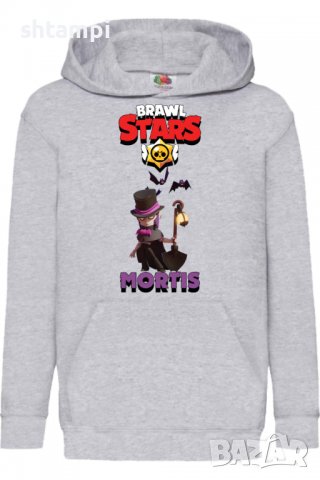Детски Суитчър/Суитшърт Mortis 2,Brawl Stars,Игра,Подарък,Изненада,Забавление,Рожден Ден, снимка 2 - Детски анцузи и суичери - 38315329