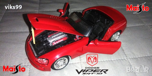Dodge Viper SRT-10 Maisto - Мащаб 1:24