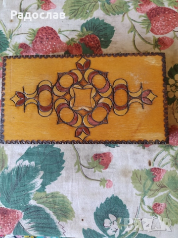 стара дървена кутия , снимка 3 - Декорация за дома - 51588774