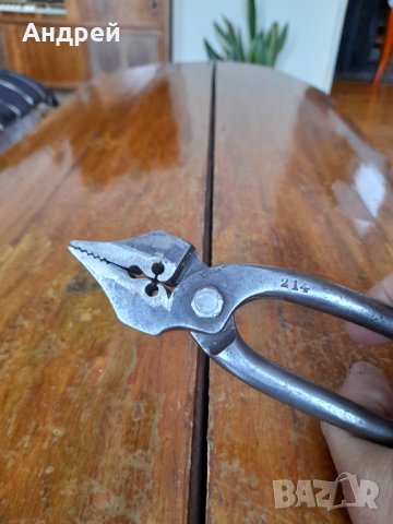 Стари клещи #5, снимка 5 - Антикварни и старинни предмети - 39094650