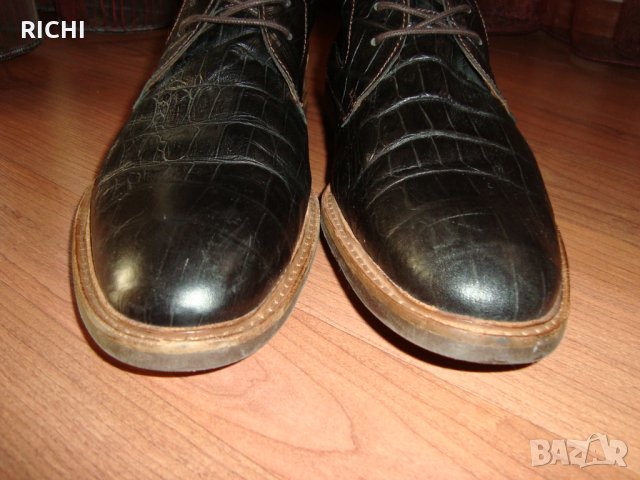 FLORIS VAN BOMMEL- естествена кожа мъжки боти, снимка 7 - Мъжки боти - 30392855